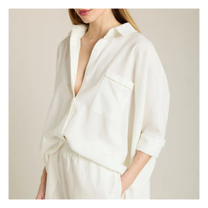 Maison Saint Julien - Mallorca Linen and Cotton Shirt | Ecru