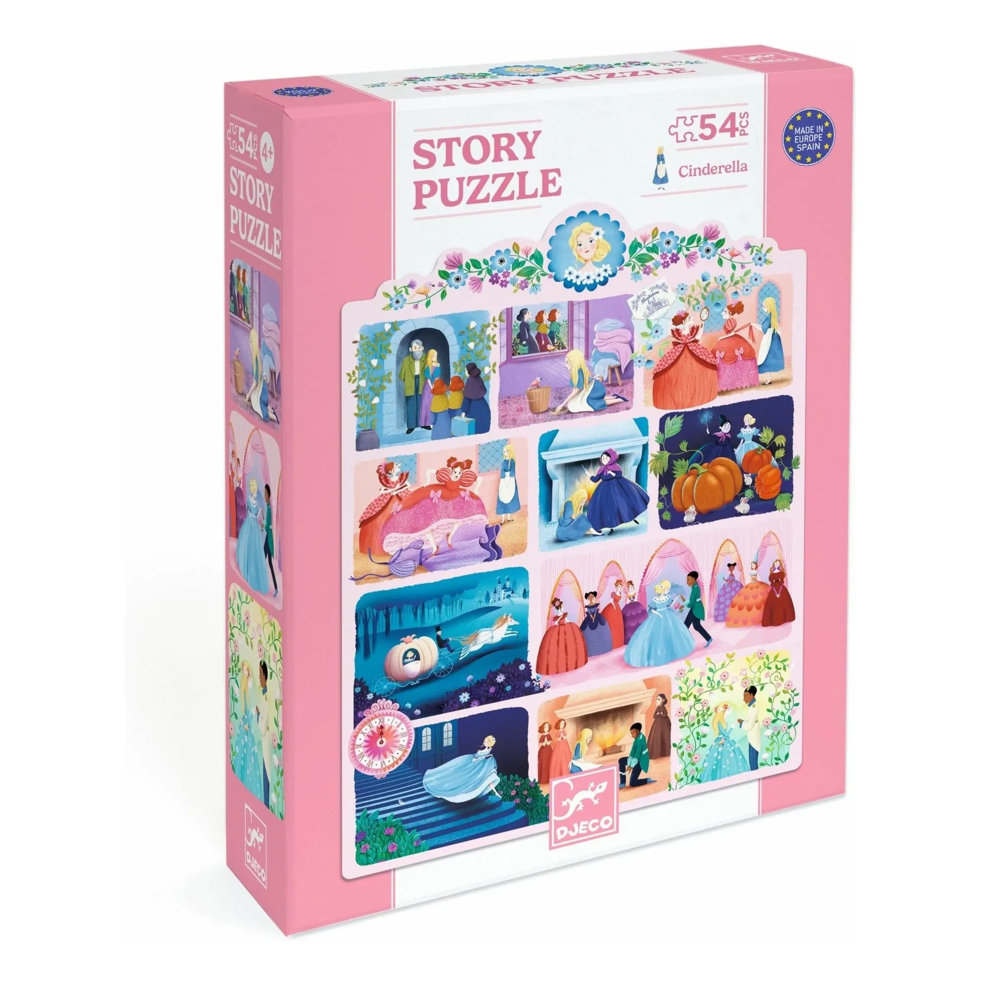Djeco - Cinderella Story Puzzle - 54 Pieces