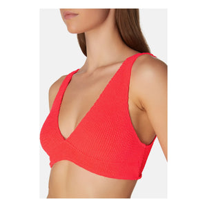 Sorbet Island - Aqua Two-Piece Swimsuit | Fluorescent Pink