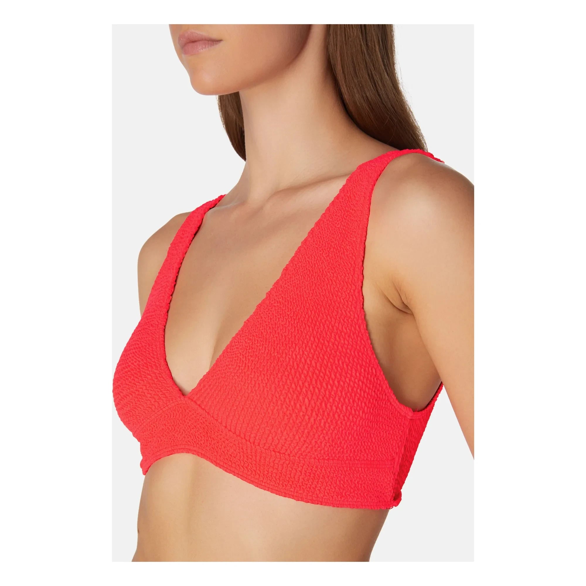 Sorbet Island - Aqua Two-Piece Swimsuit | Fluorescent Pink