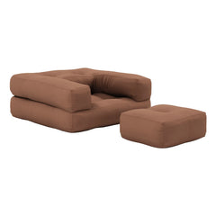Karup Design - Children's Cube Pouf Seat | Brown