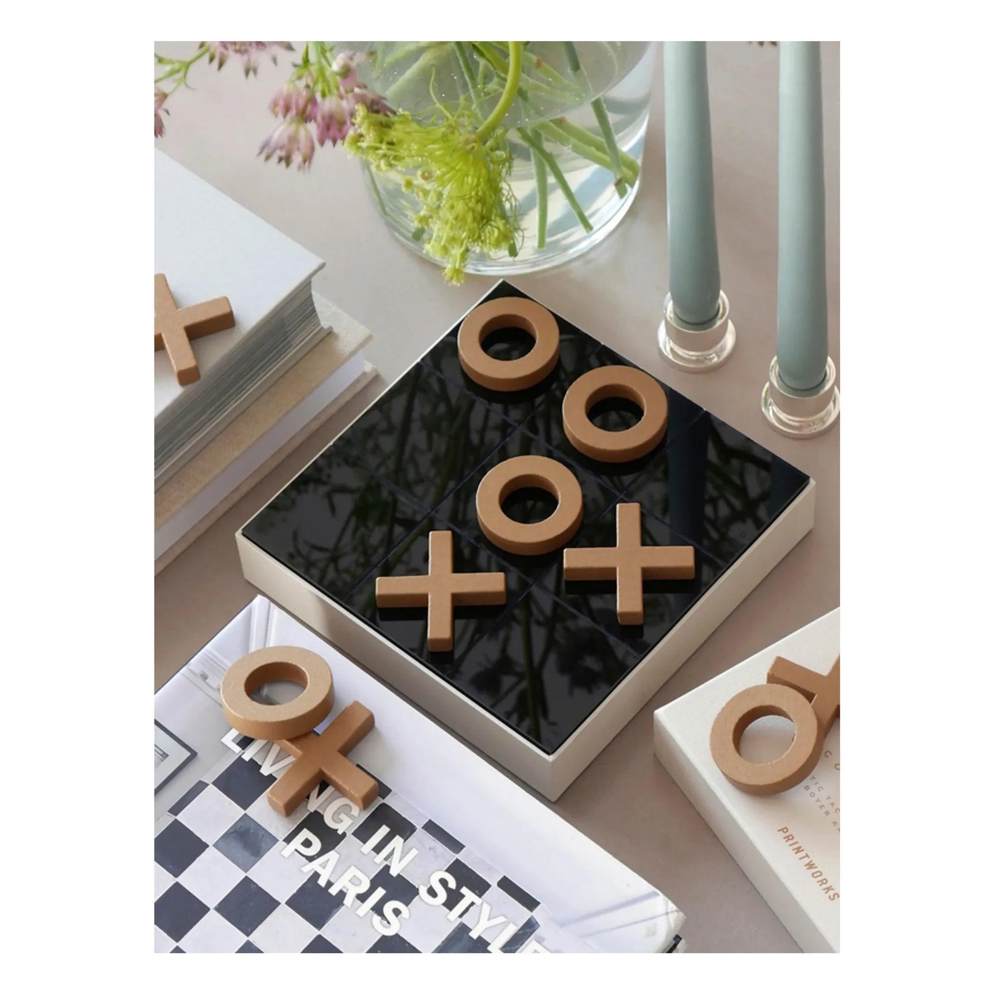 PrintWorks - Tic Tac Toe Oyunu | Krem