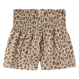 Tinycottons - Leopar şort | Kahverengi