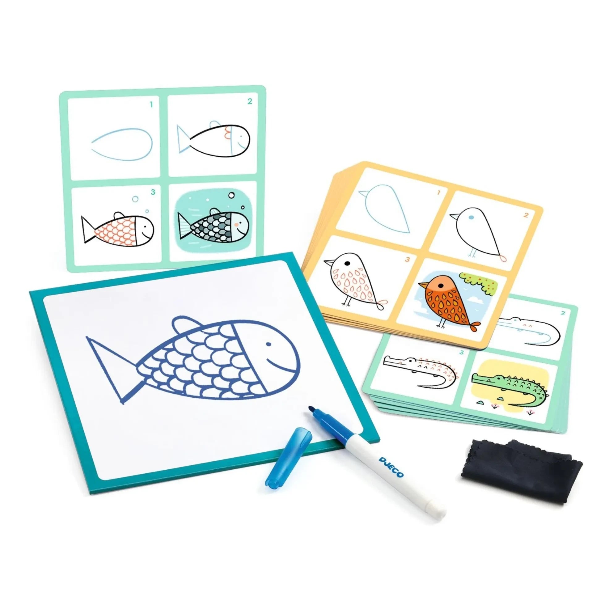 Djeco - Learn to draw with Lama &amp; Co