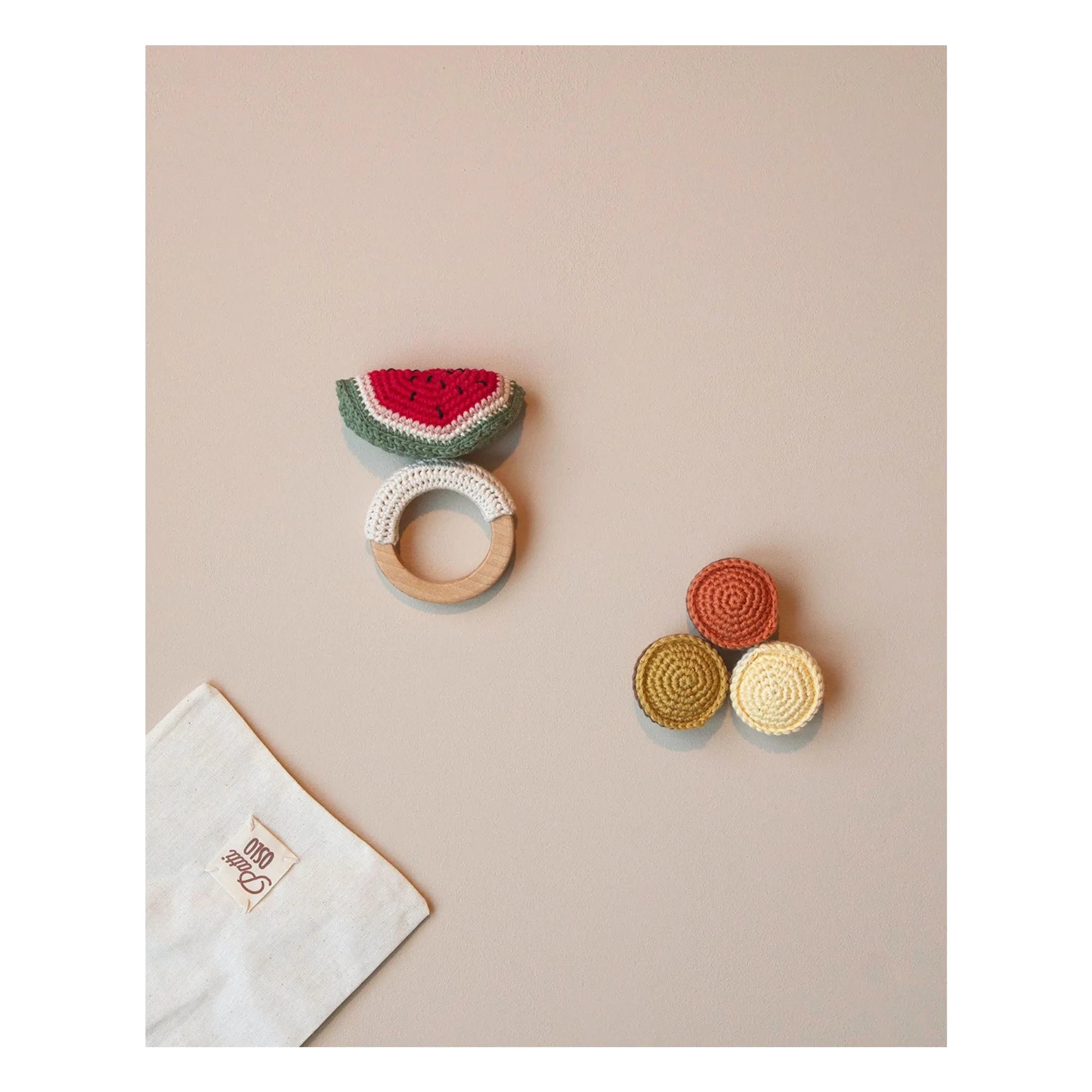 Patti Oslo - Watermelon teething ring | Red