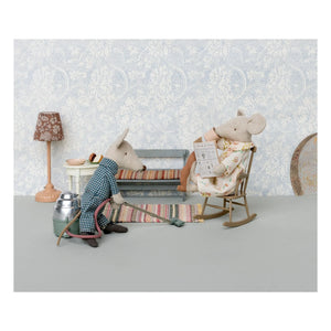 Maileg - Vacuum cleaner | Grey Blue