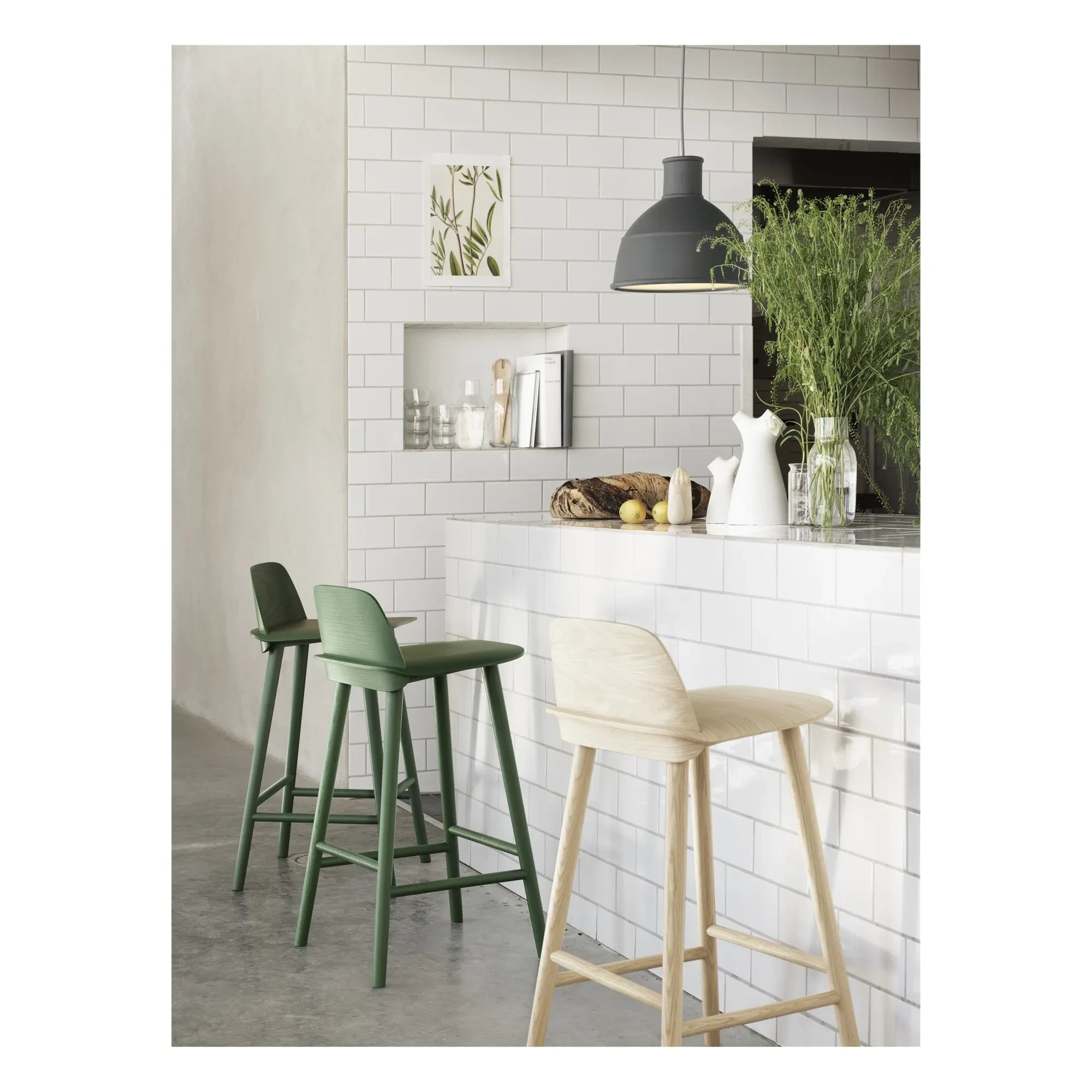 Muuto - Nerd Bar Stool 75 cm | Oak