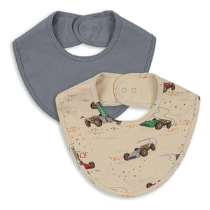 Konges Sløjd - Grand Prix Bandana Bibs - Set of 2 | Blue