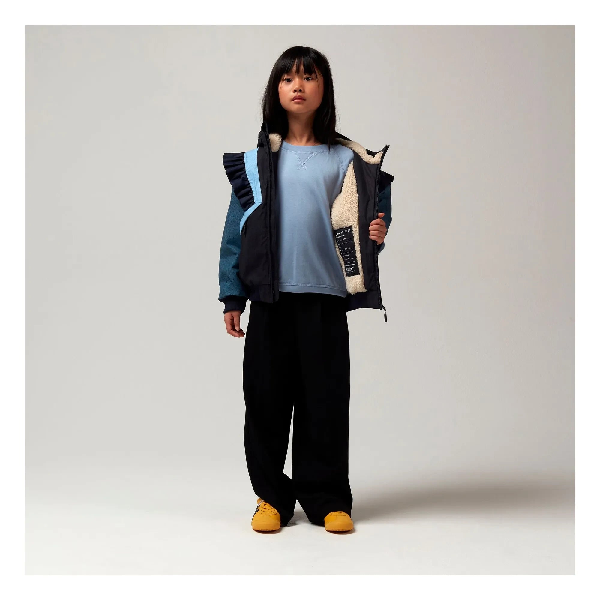 Gosoaky - Smiling Dove Waterproof Jacket | Blue