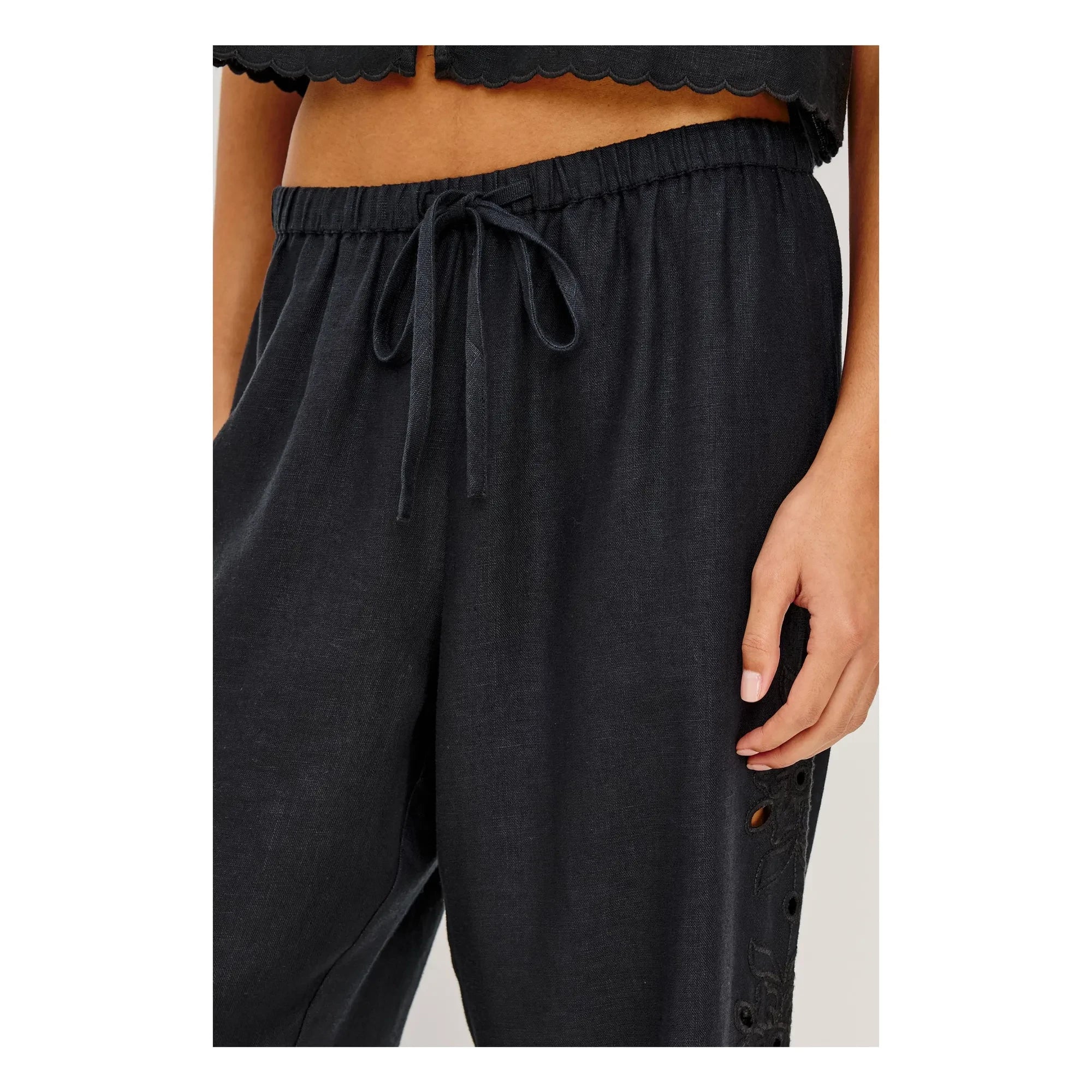 Rails - Mirina Embroidered Trousers | Black