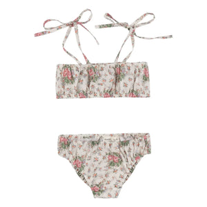 Babe & Tess - Floral Pattern Swimsuit | Ivory