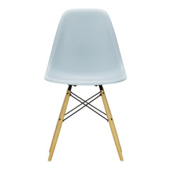 Vitra - DSW Plastic Chair - Maple Base - Charles & Ray Eames | Bluish Gray
