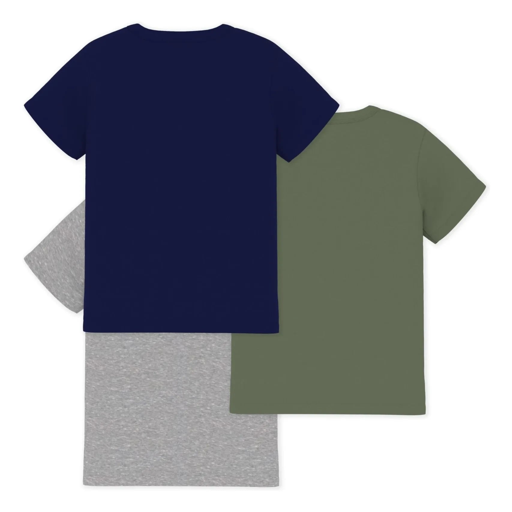 Petit Bateau - 3-Piece Plain T-Shirt Set | Khaki