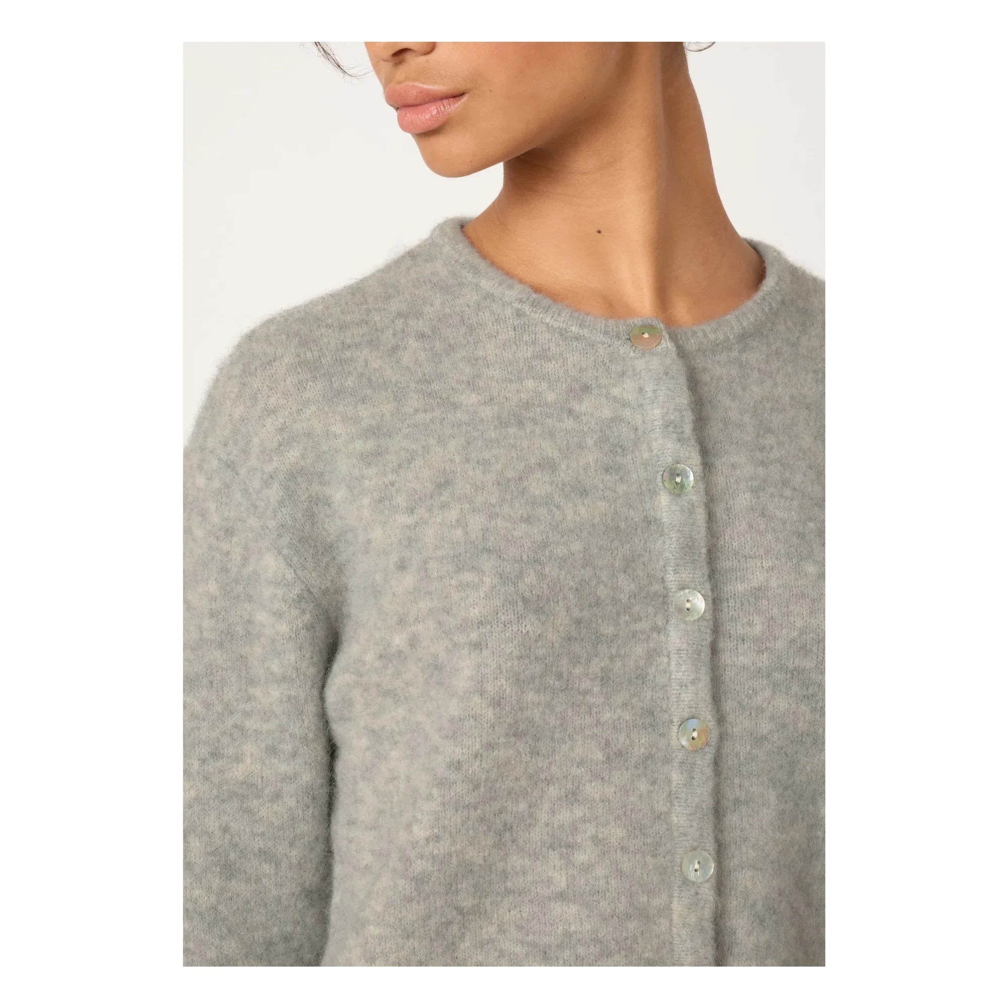 American Vintage - Vitow Alpaca & Wool Vest | Light Grey