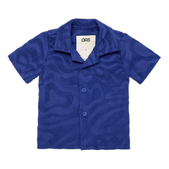 OAS - Cuba Rapture Towel Shirt | Blue