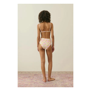 Louise Misha - Vasalia Recycled Fiber Swimsuit Top - Women's Collection | Yellow