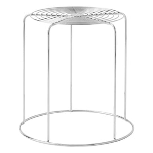 & Tradition - Wire VP11 Stool, Verner Panton | Silver
