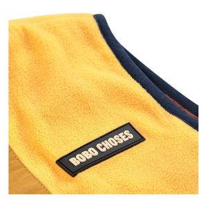 Bobo Choses - Sleeveless Double-Sided Recycled Fiber Jacket | Yellow