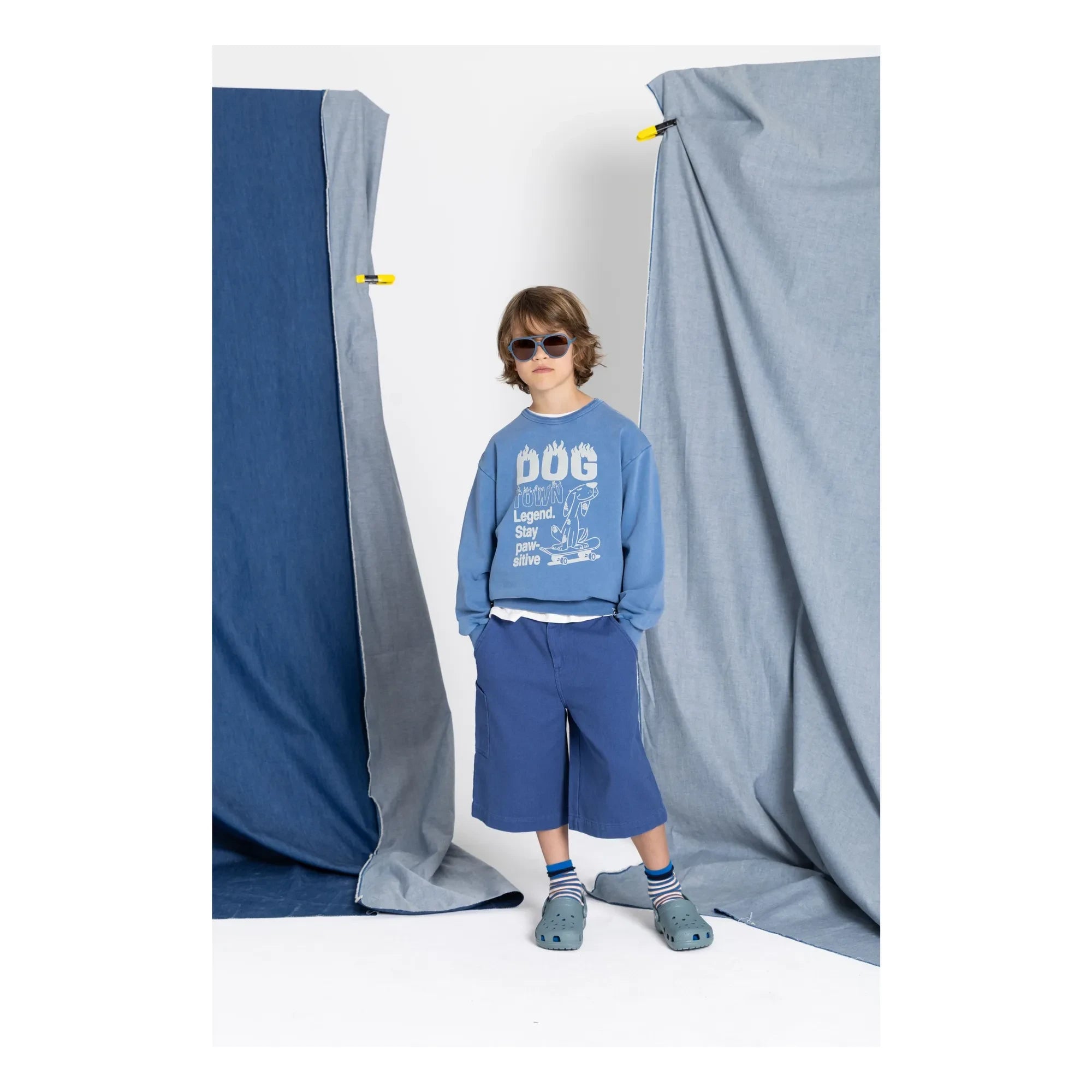 Hundred Pieces - Sweat Ryde God Town Organic Cotton | Navy Blue