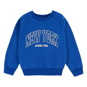 Emile et Ida - Sweat New York Organic Cotton | Royal Blue