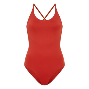 Smallable Woman - Amy Crossback One-Piece Swimsuit | Brick Red