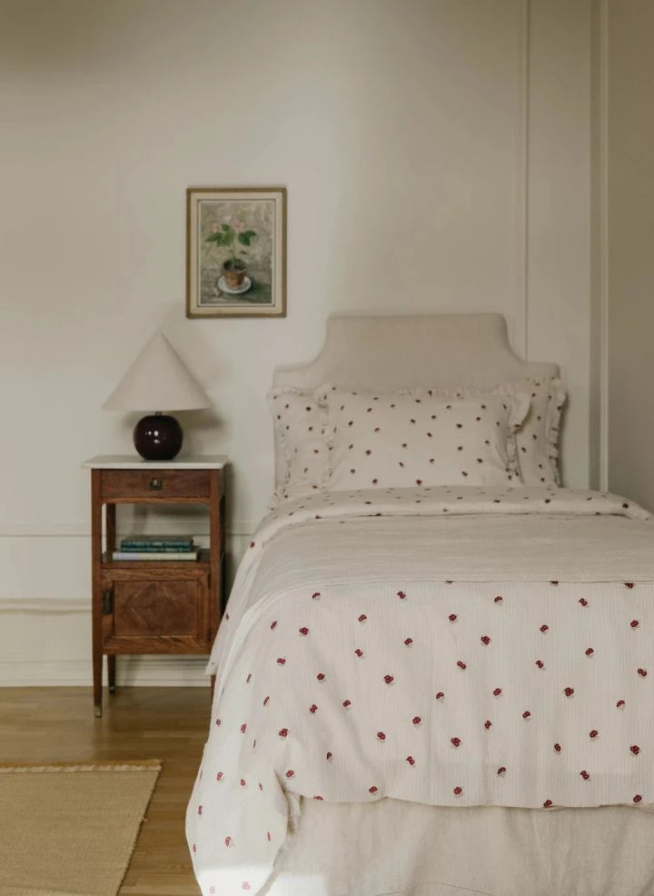 garbo&friends - Rosehip Ruffled Pillowcase