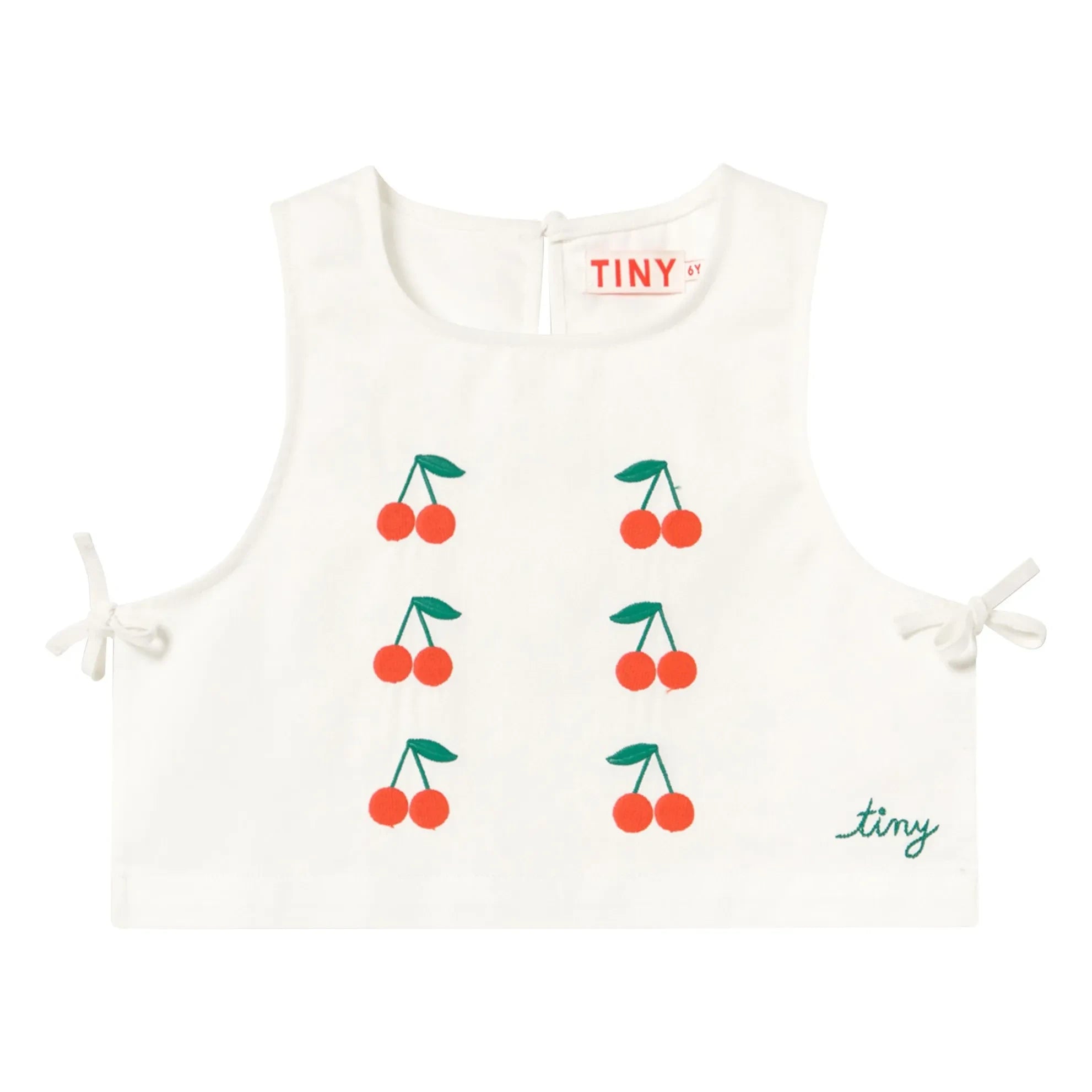 Tinycottons - Cherry Top | White