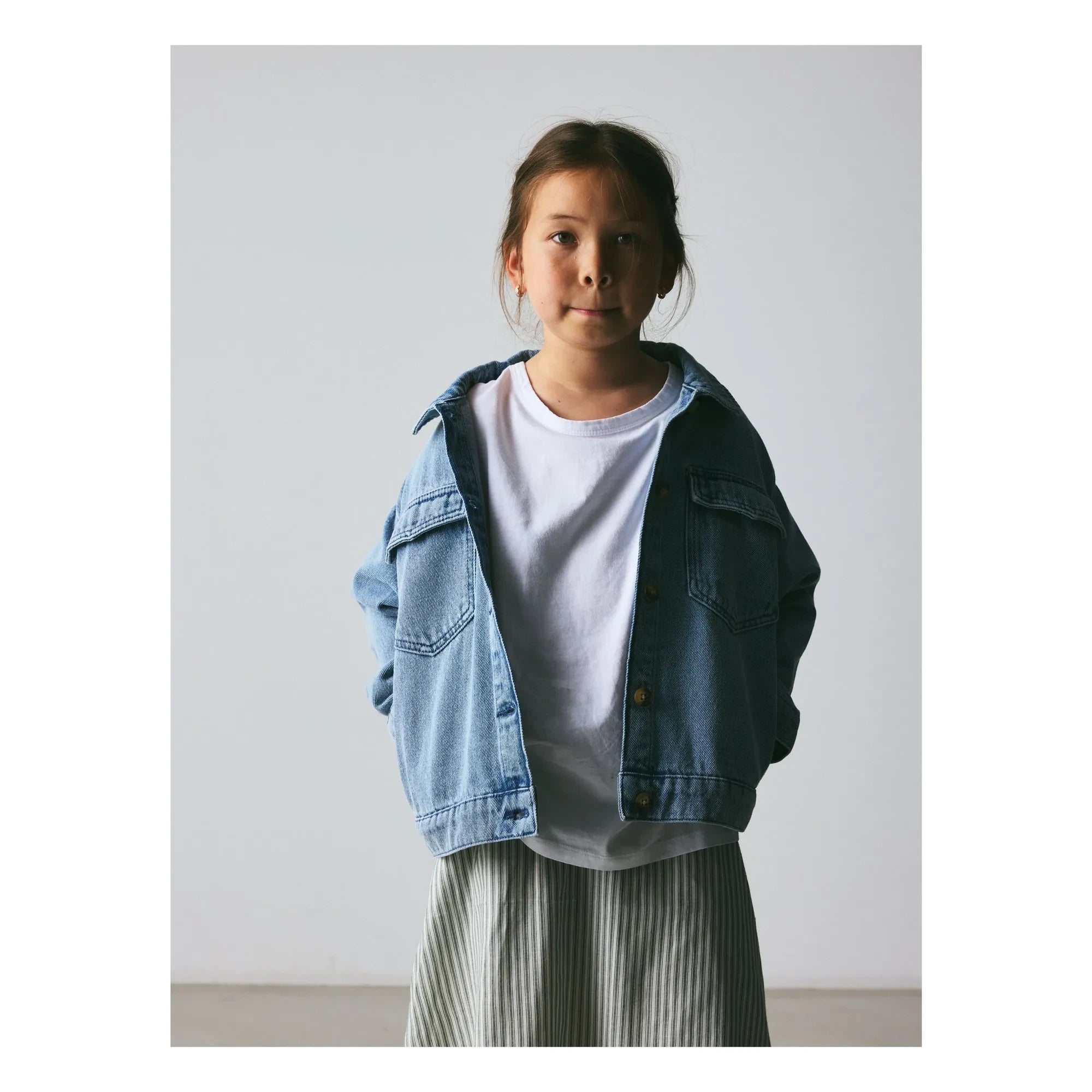 brunobruno nation - Denim Lou Organic Cotton Jacket | Light Blue