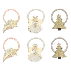 Mimi & Lula - 6-Piece Angel Mini Hair Clip Set | Gold