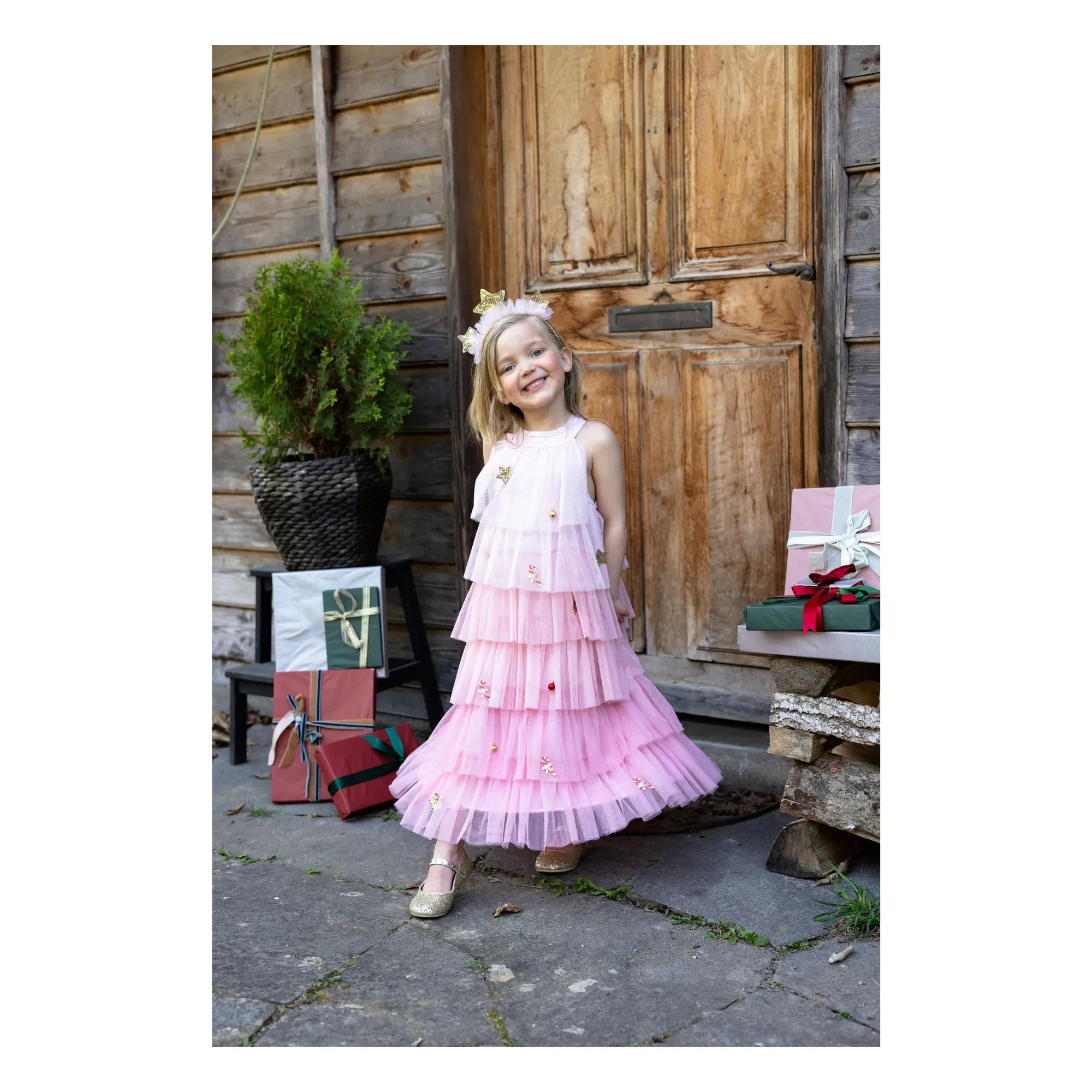 Great Pretenders - Bowless Christmas Tree Dress | Pink