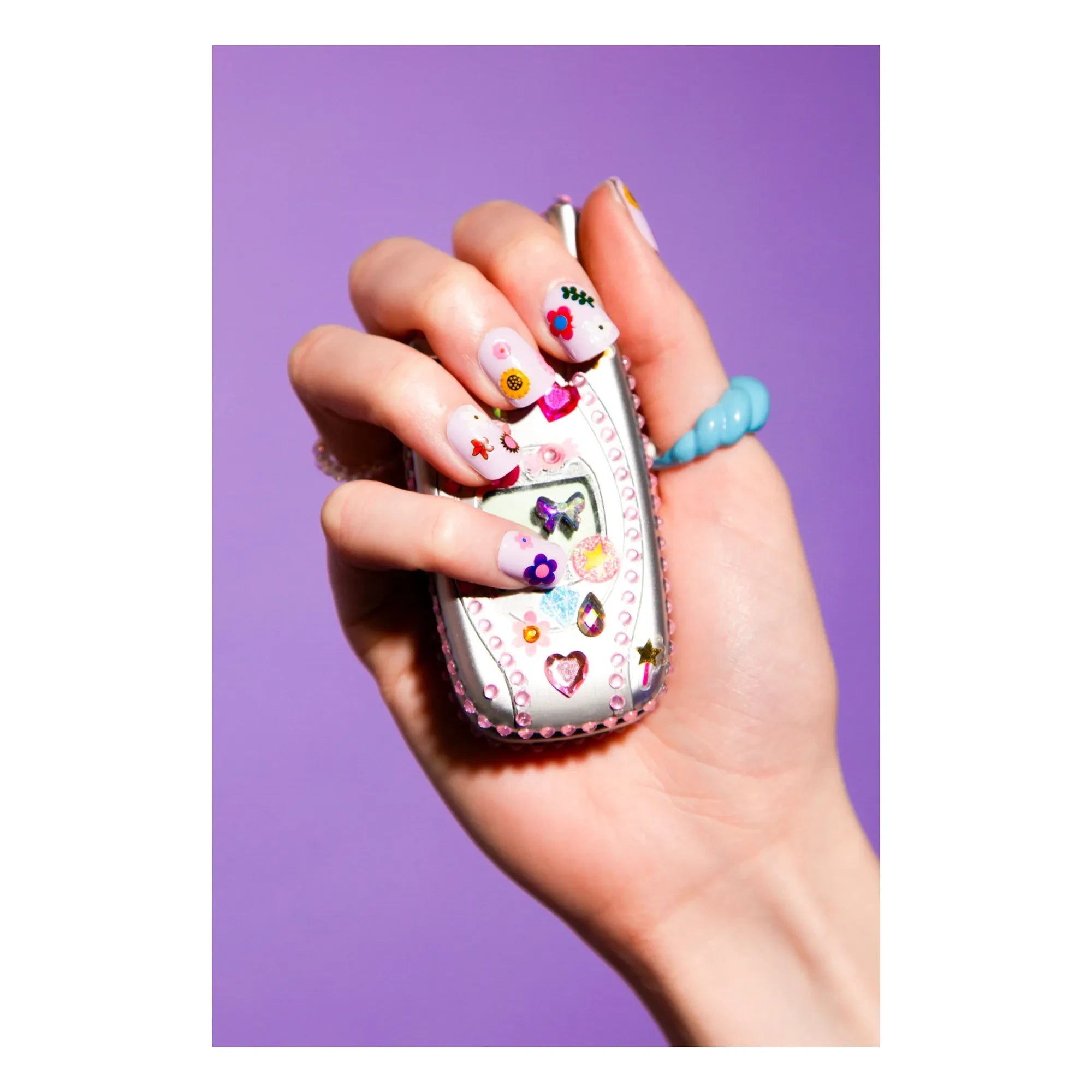 Omy - Floral nail stickers