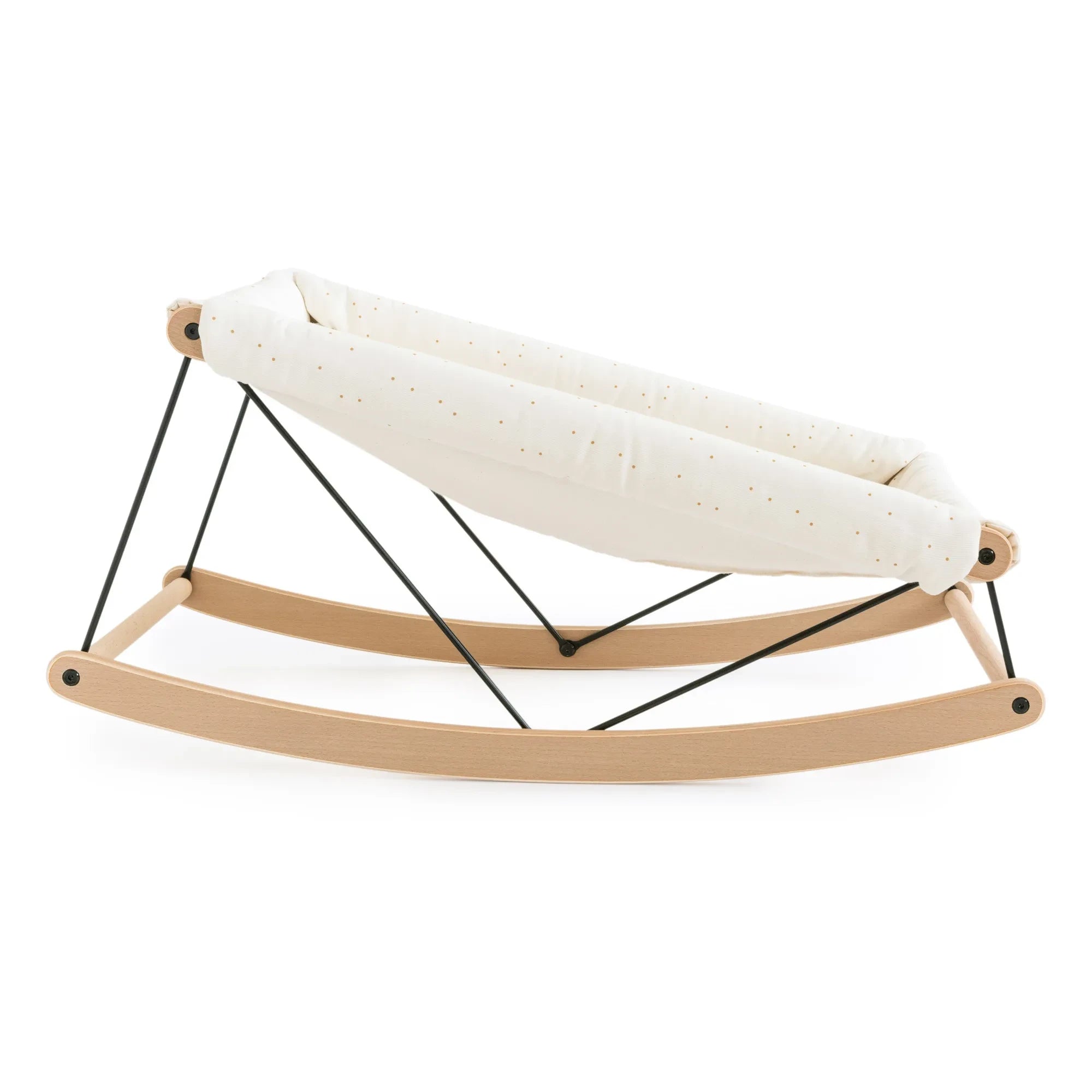 Nobodinoz - Growing Green Baby Rocker | Cream