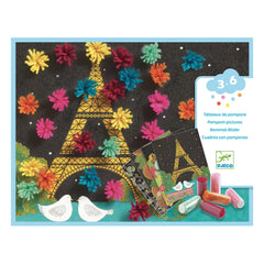 Djeco - Pom Pom Explosion Collage Activity