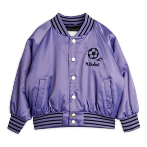 Mini Rodini - Football Bomber Satin Recycled Fibers | Purple