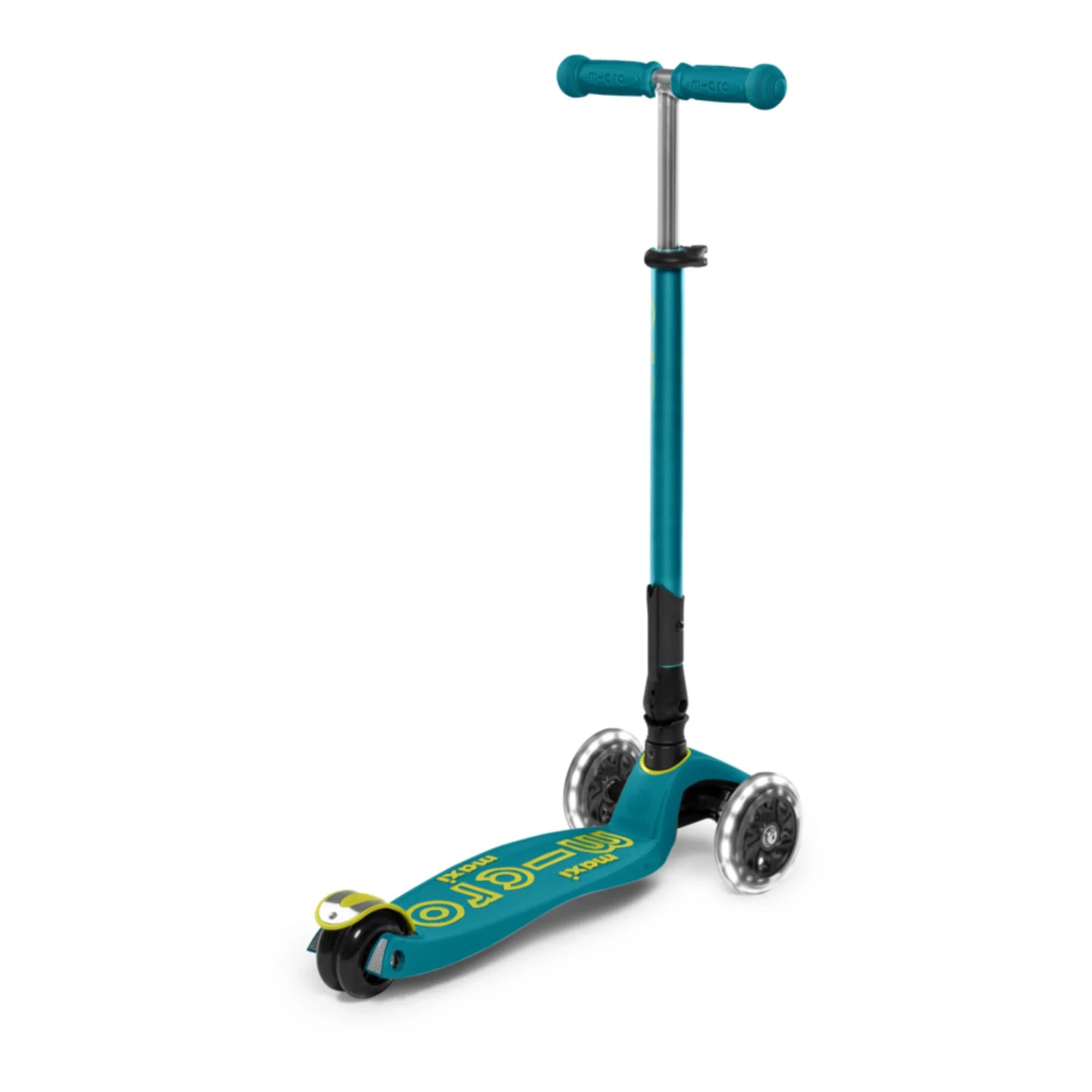 Micro - Maxi Foldable LED Scooter | Green