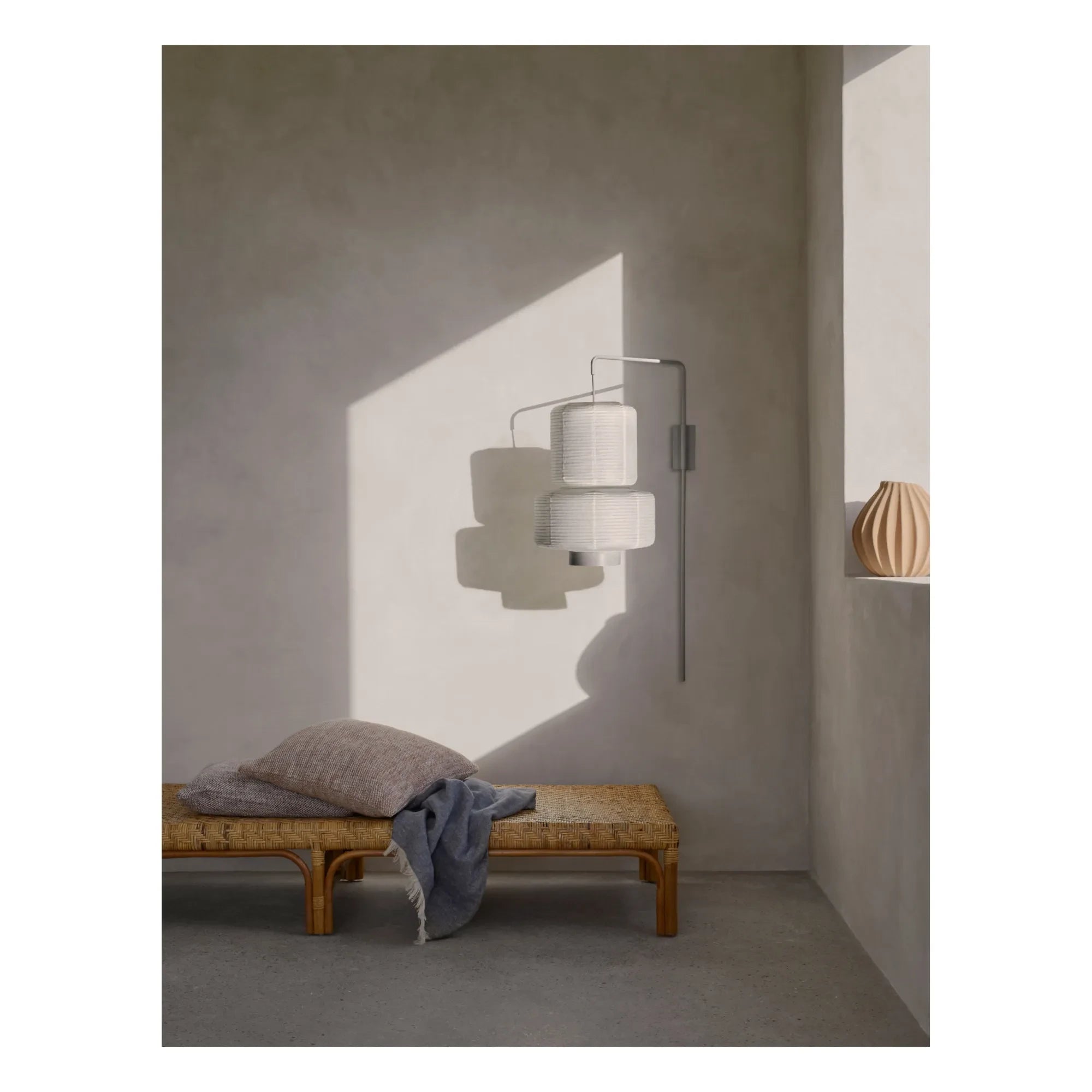 Broste Copenhagen - William Paper Pendant Lamp | White
