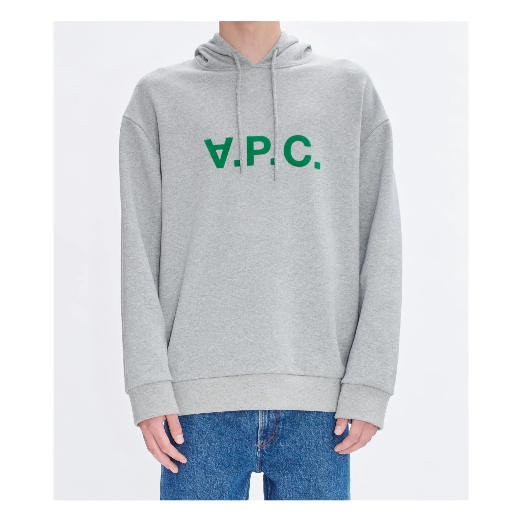 A.P.C. - Milo Organic Cotton Hoodie | Gray Melange
