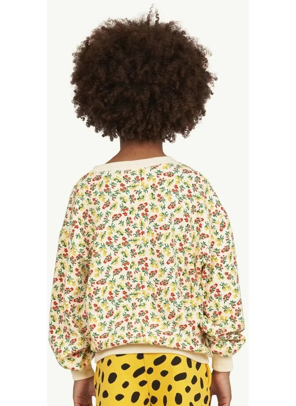 The Animals Observatory - Floral Sweatshirt | Ecru