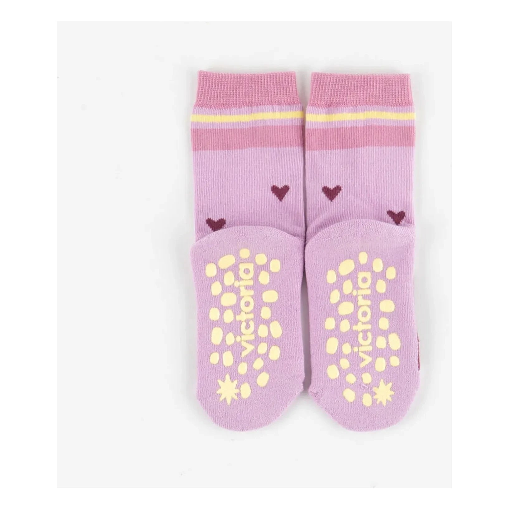 Victoria - Pink Heart Socks