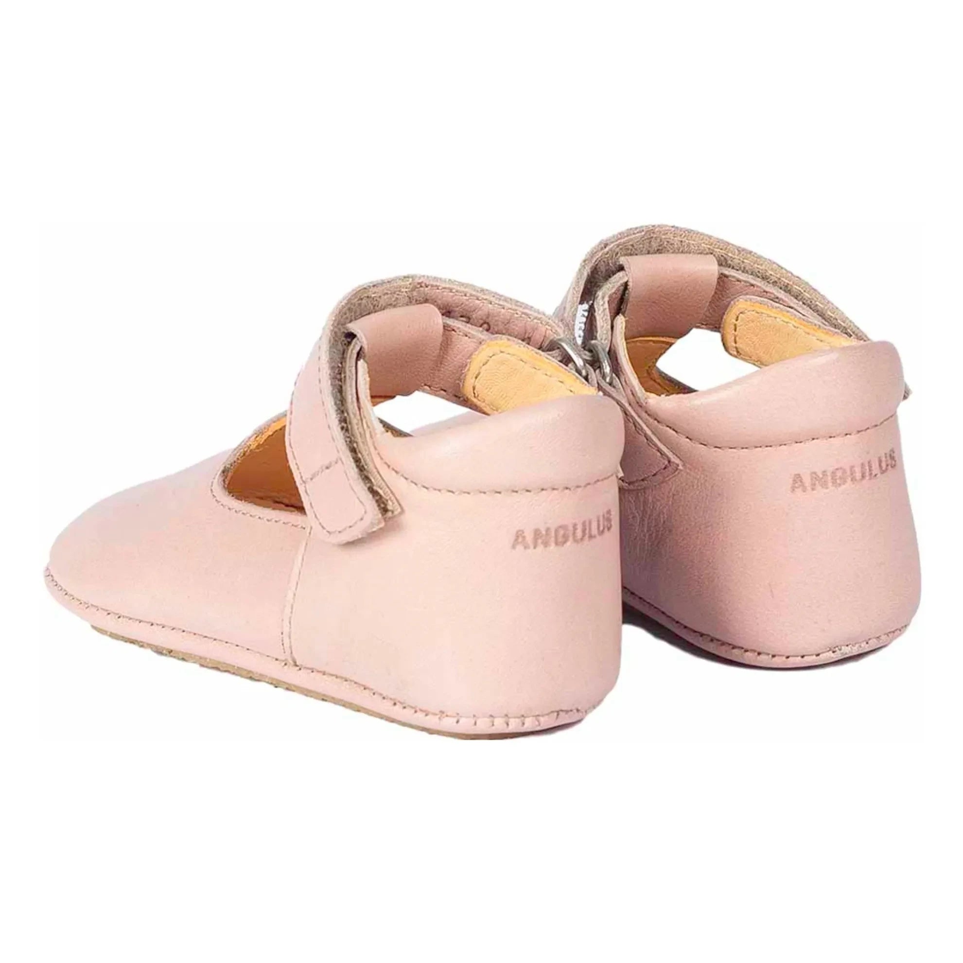 Angulus - Leather slippers | Pale Pink