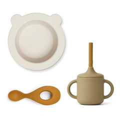 Liewood - Kali Tableware Set - 3 Pieces | Beige