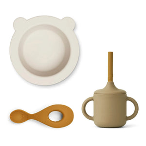 Liewood - Kali Tableware Set - 3 Pieces | Beige
