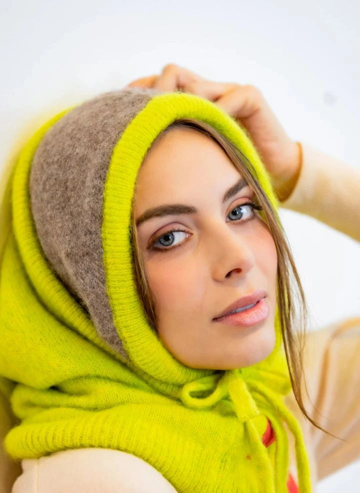 K'puche - Alpaca Hooded Top | Taupe Brown