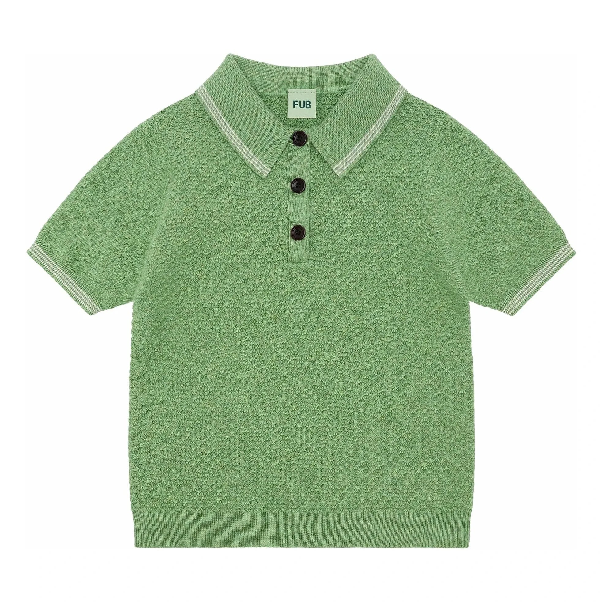 FUB - Polo Piqué Fine Knit Organic Cotton | Green