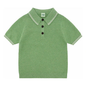 FUB - Polo Piqué Fine Knit Organic Cotton | Green