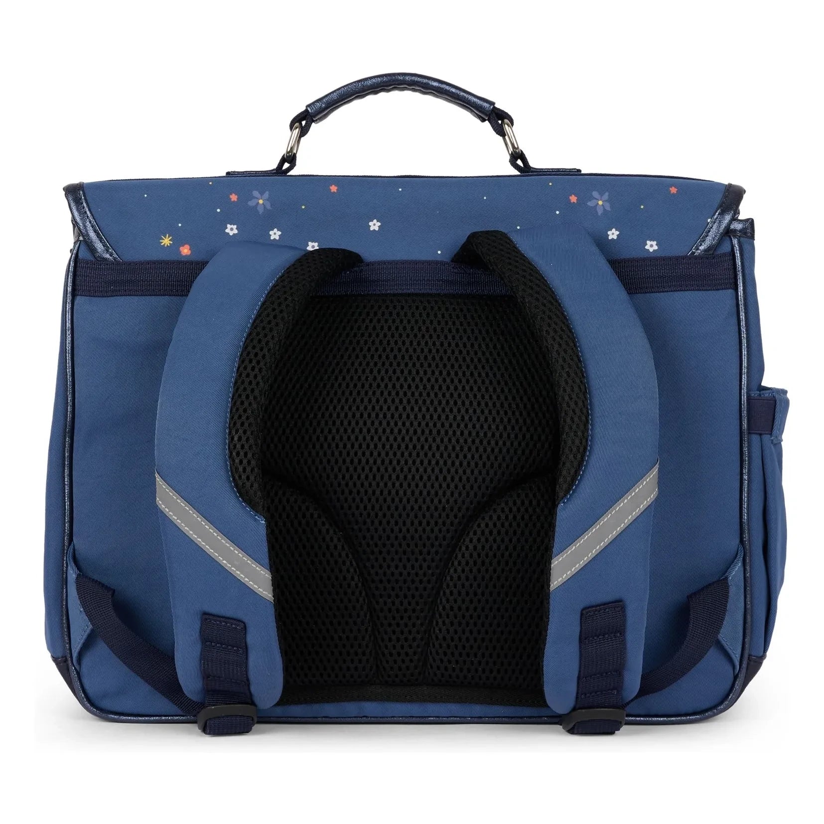 Caramel & Cie - Stella Ruffled Handbag | Navy Blue