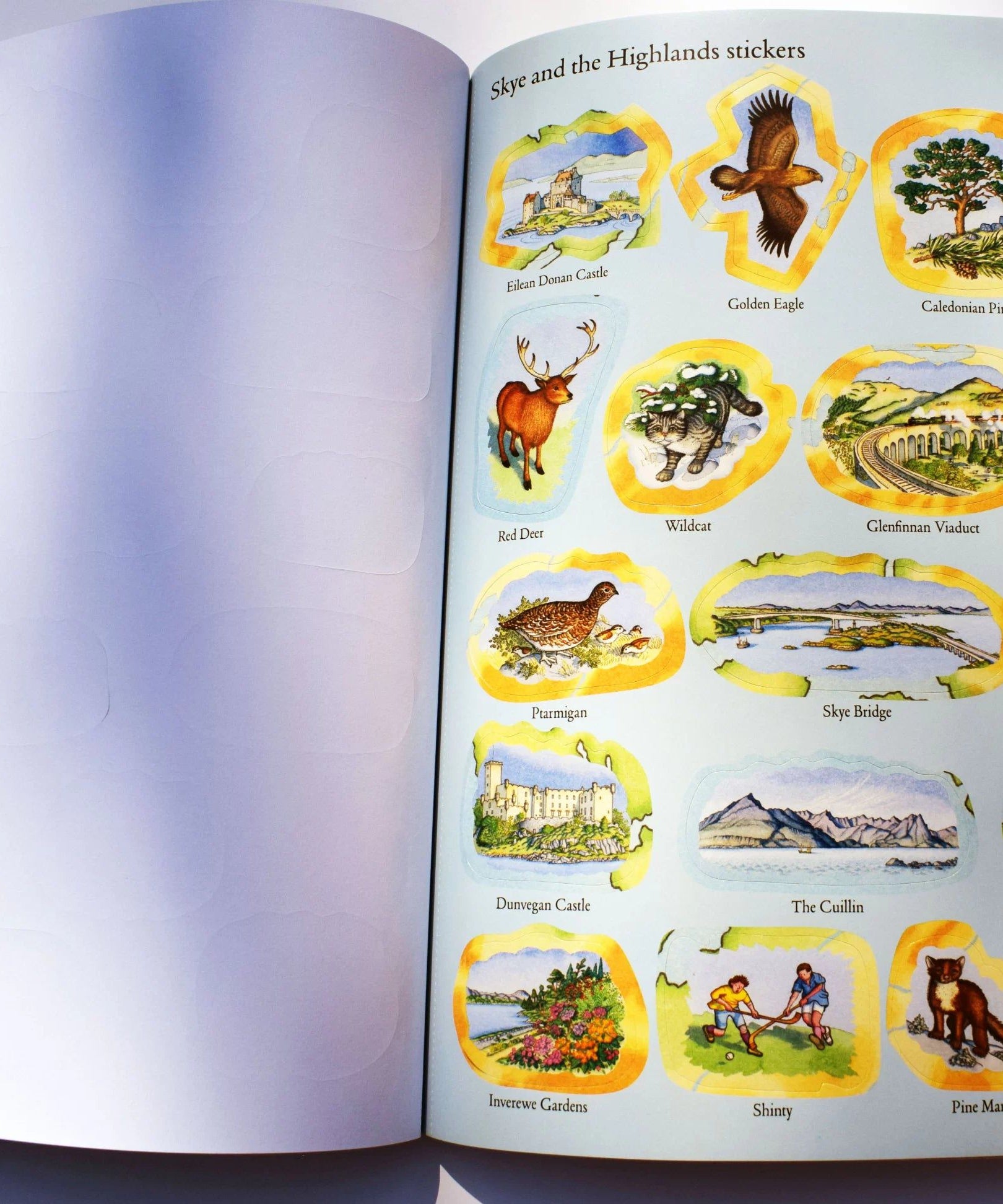 Birlinn - Sticker Atlas Of Scotland-Dinossi