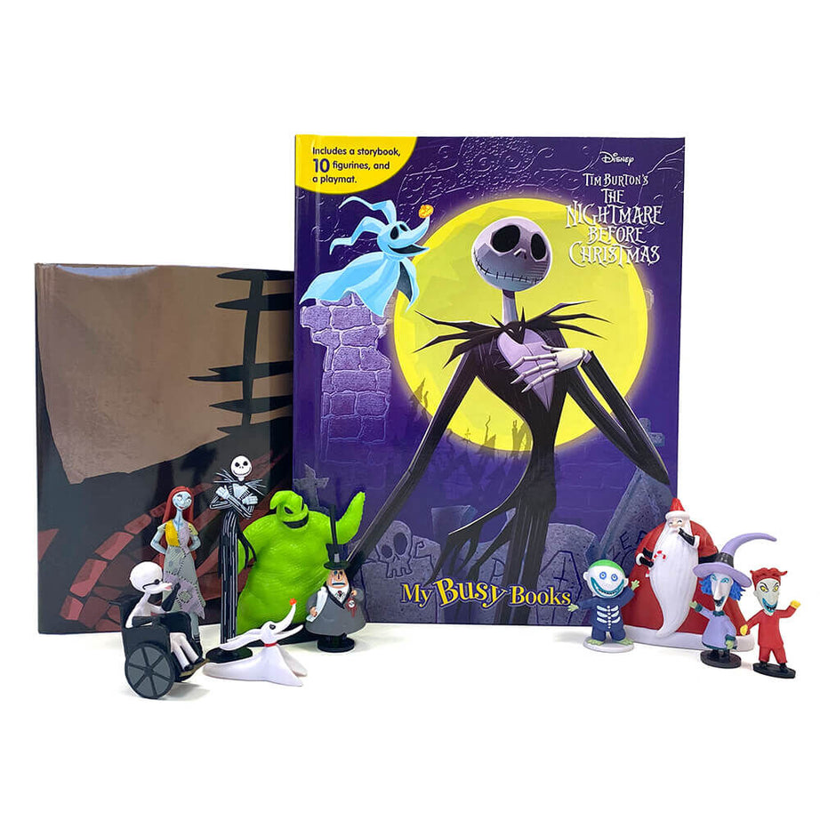 Phidal - Disney Christmas Before Nightmare English Activity and Story Book