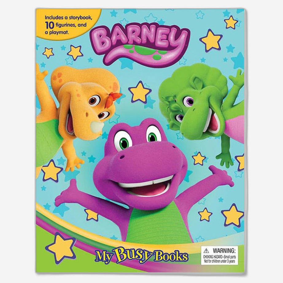 Phidal - Mattel Barney English Activity and Story Book
