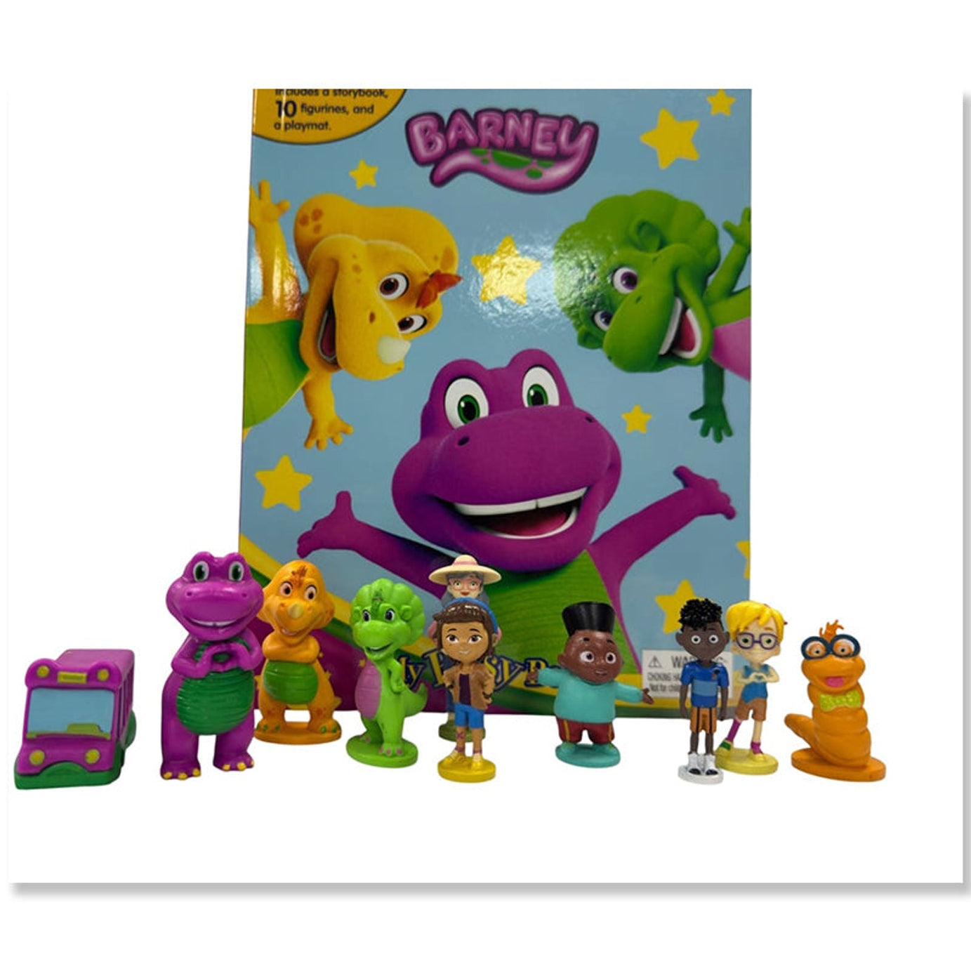 Phidal - Mattel Barney English Activity and Story Book